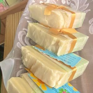 Eucalyptus-Vanilla, all naturally made soap,  handmade soap, artisan soap.